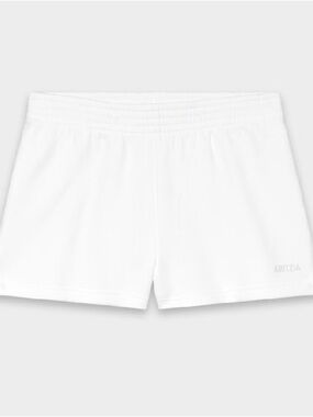 Aritzia Cozy Sweatfleece Perfect Micro Short in White, size S